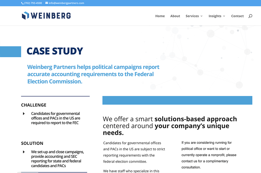 WP-Case-Studies Weinberg Partners Case Studies