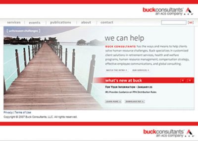 Buck Rebranded Website
