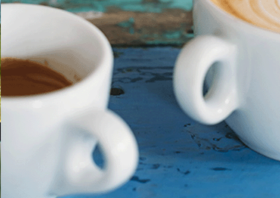 Coffee Direct Mail Promotional Lead-In