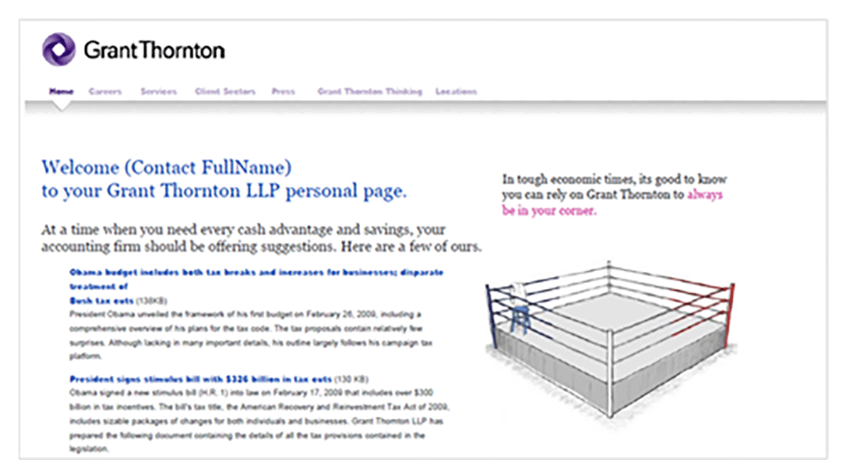 Personalized Boxing Direct Mail Campaign