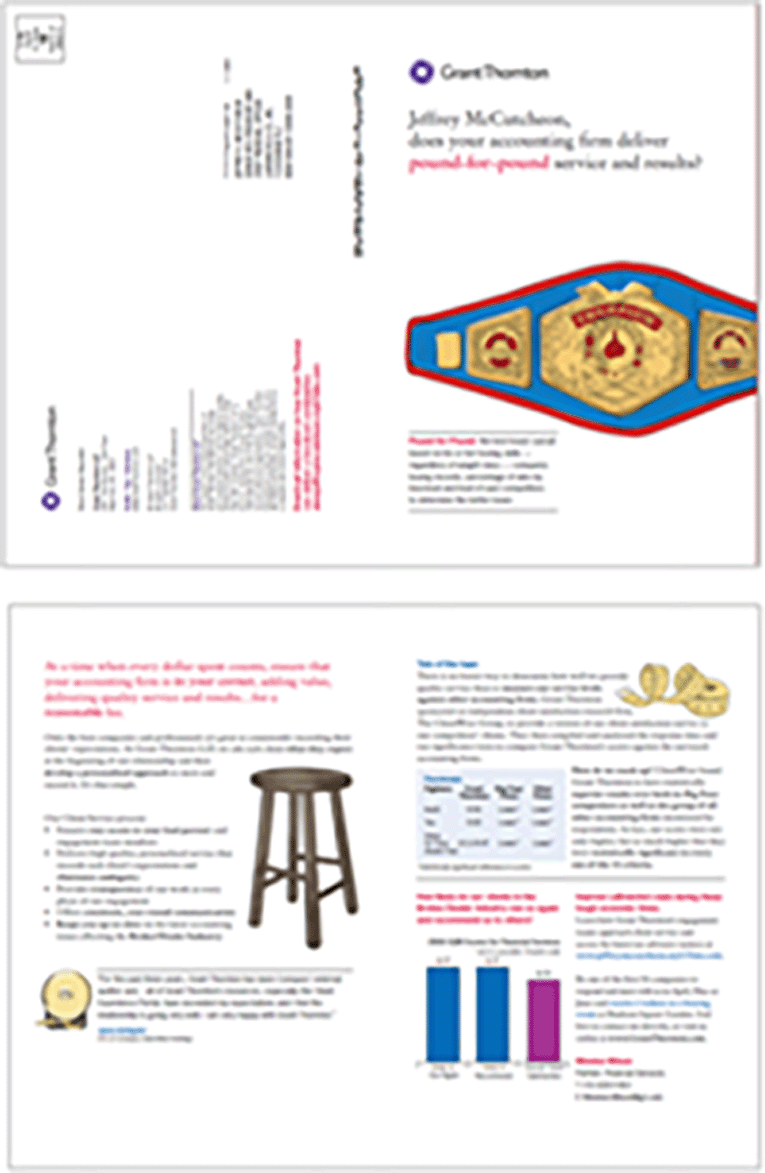 Personalized Boxing Direct Mail Campaign