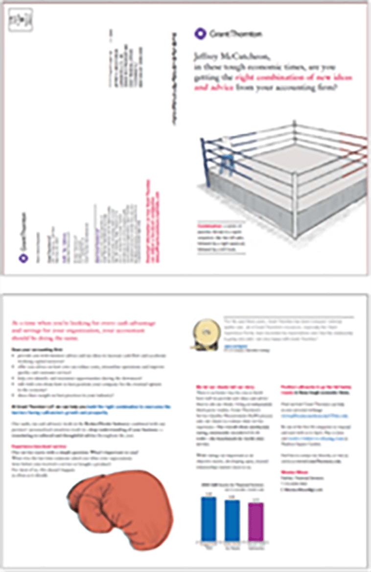 Personalized Boxing Direct Mail Campaign