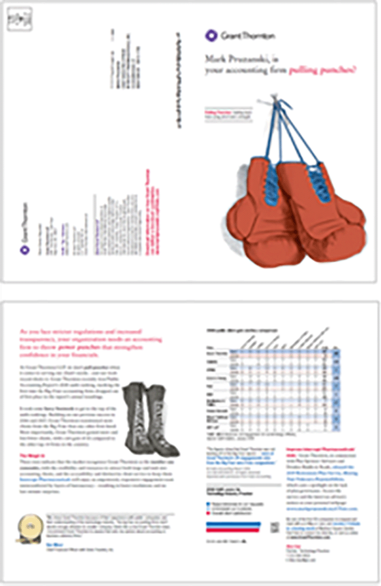 Personalized Boxing Direct Mail Campaign