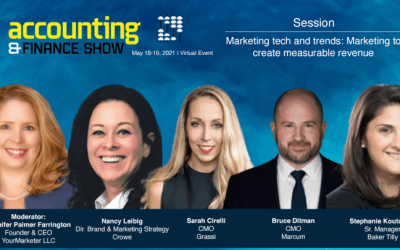 Marketing Tech and Trends | Accounting & Finance Show Americas 2021