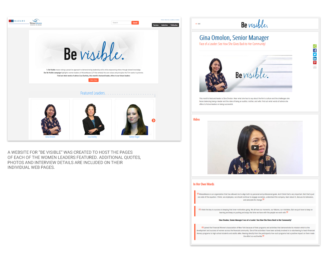 BeVisible Campaign BeVisible Campaign